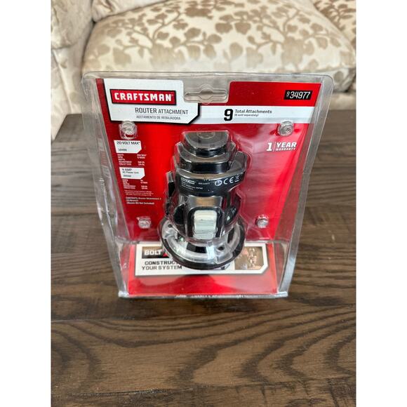 CRAFTSMAN Router Attachment Bolt-On #934977 – 9-in-1 Cutting Tool -New - Picture 1 of 9